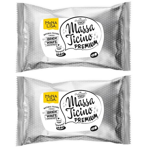 Massa Ticino Fondant Weiß 2x 1kg – Premium Zuckermasse für dekorative Kuchen, Rollfondant - Perfekt für Torten, Modellierungen & Dekorationen – weißes Fondant für Profi- und Hobbybäcker Massa Ticino Fondant Weiß 2x 1kg – Premium Zuckermasse für dekorative Kuchen, Rollfondant - Perfekt für Torten, Modellierungen & Dekorationen – weißes Fondant für Profi- und Hobbybäcker von Kaffeehaus Diamant