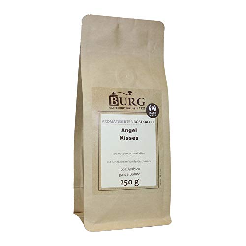 BURG "Angel Kisses" Kaffee aromatisiert Gewicht 1000 g, Mahlgrad ungemahlen von Kaffeerösterei Burg