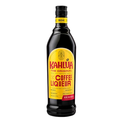 Kahlúa Coffee-Likör – Aromatischer Kaffee Likör mit Noten von Karamell und Vanille – Ideal pur, in Kaffeeheißgetränken oder Cocktails wie Espresso Martini – 1 x 0,7 l von KAHLÚA