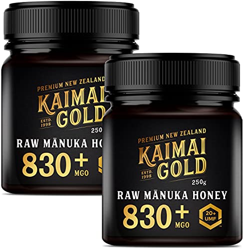 Manuka Honig KAIMAI GOLD (MGO 830+) UMF® 20+ 500g (= 2 x 250g)/ Lieferung DE: 2-5 ARBEITSTAGEN/Manuka-Honig MGO 600 ≥ UMF 16, 633 ≥ 17, 696 700 720 ≥ 18, 800 ≥ 19, 829 850 ≥ 20, 1000 ≥ 22, 1122 ≥ 24 von Kaimai Gold Ltd