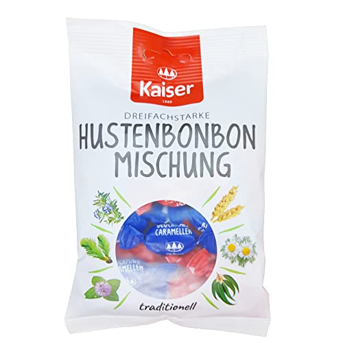 8 Beutel Kaiser Hustenbonbon Mischung a 100g Bonbons Hustenbonbons einzeln gewickelt von Kaiser