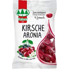 8 Beutel Kaiser Kirsche Aronia a 90g Bonbons Kirsch Bonbon einzeln gewickelt 8 Beutel Kaiser Kirsche Aronia a 90g Bonbons Kirsch Bonbon einzeln gewickelt von Kaiser Bonbons