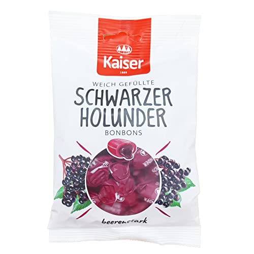 8 Beutel Kaiser Schwarzer Holunder a 100g Bonbons einzeln gewickelt 8 Beutel Kaiser Schwarzer Holunder a 100g Bonbons einzeln gewickelt von Kaiser Bonbons
