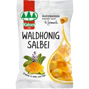 8 Beutel Kaiser Waldhonig Salbei a 90g Bonbons Hustenbonbons einzeln gewickelt 8 Beutel Kaiser Waldhonig Salbei a 90g Bonbons Hustenbonbons einzeln gewickelt von Kaiser Bonbons