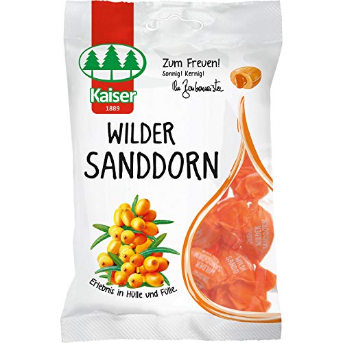 8 Beutel Kaiser Wilder Sanddorn a 90g Bonbons Bonbon einzeln gewickelt von Kaiser Bonbons