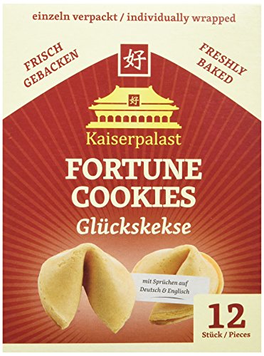 Kaiserpalast Glückskekse, 6er Pack à 12 Stück (6 x 72 g Packung) von Kaiserpalast