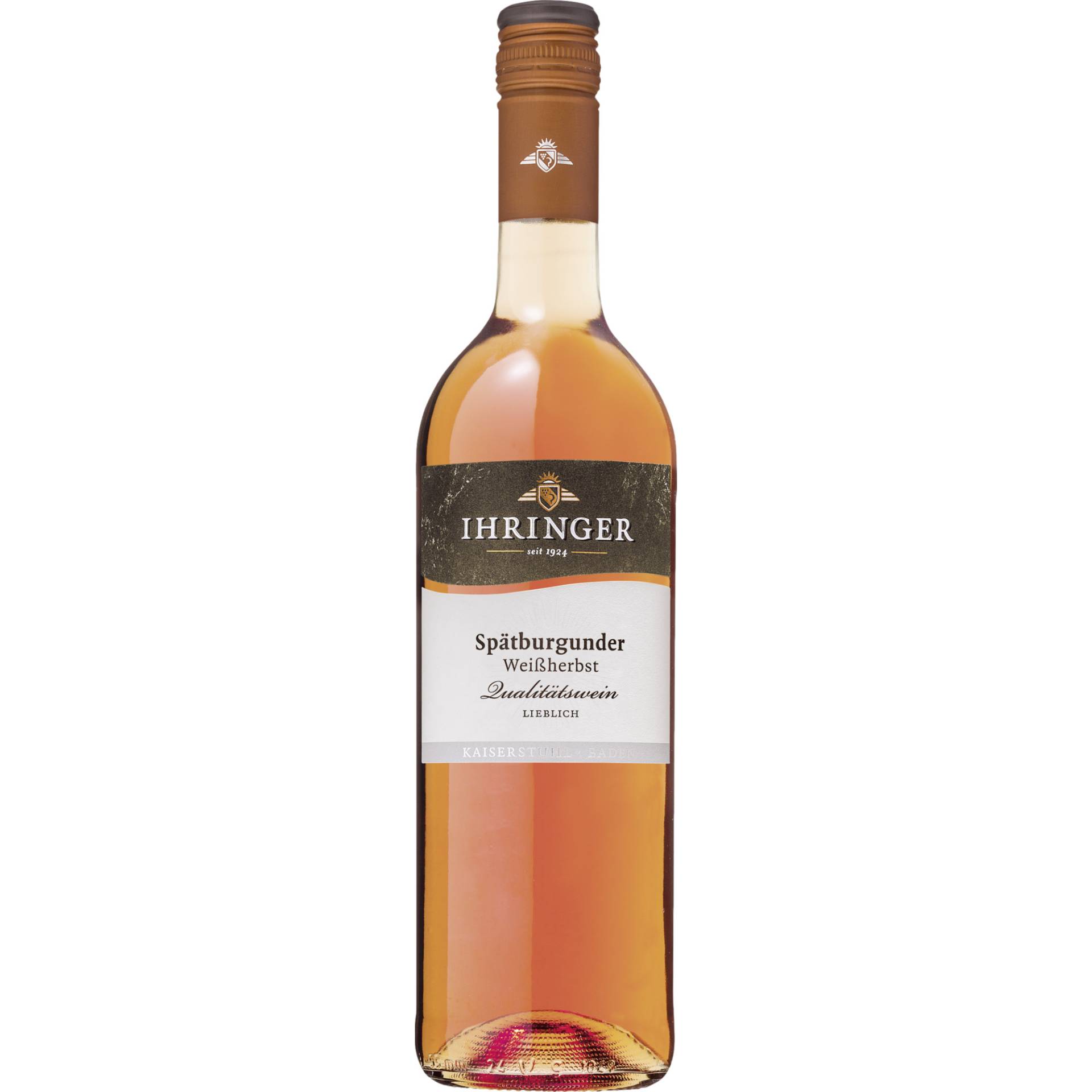 Ihringer Spätburgunder Weißherbst, Lieblich, Baden, Baden, 2023, Roséwein Ihringer Spätburgunder Weißherbst, Lieblich, Baden, Baden, 2023, Roséwein von Kaiserstühler Winzergenossenschaft Ihringen eG - Winzerstraße 6, 79241 Ihringen