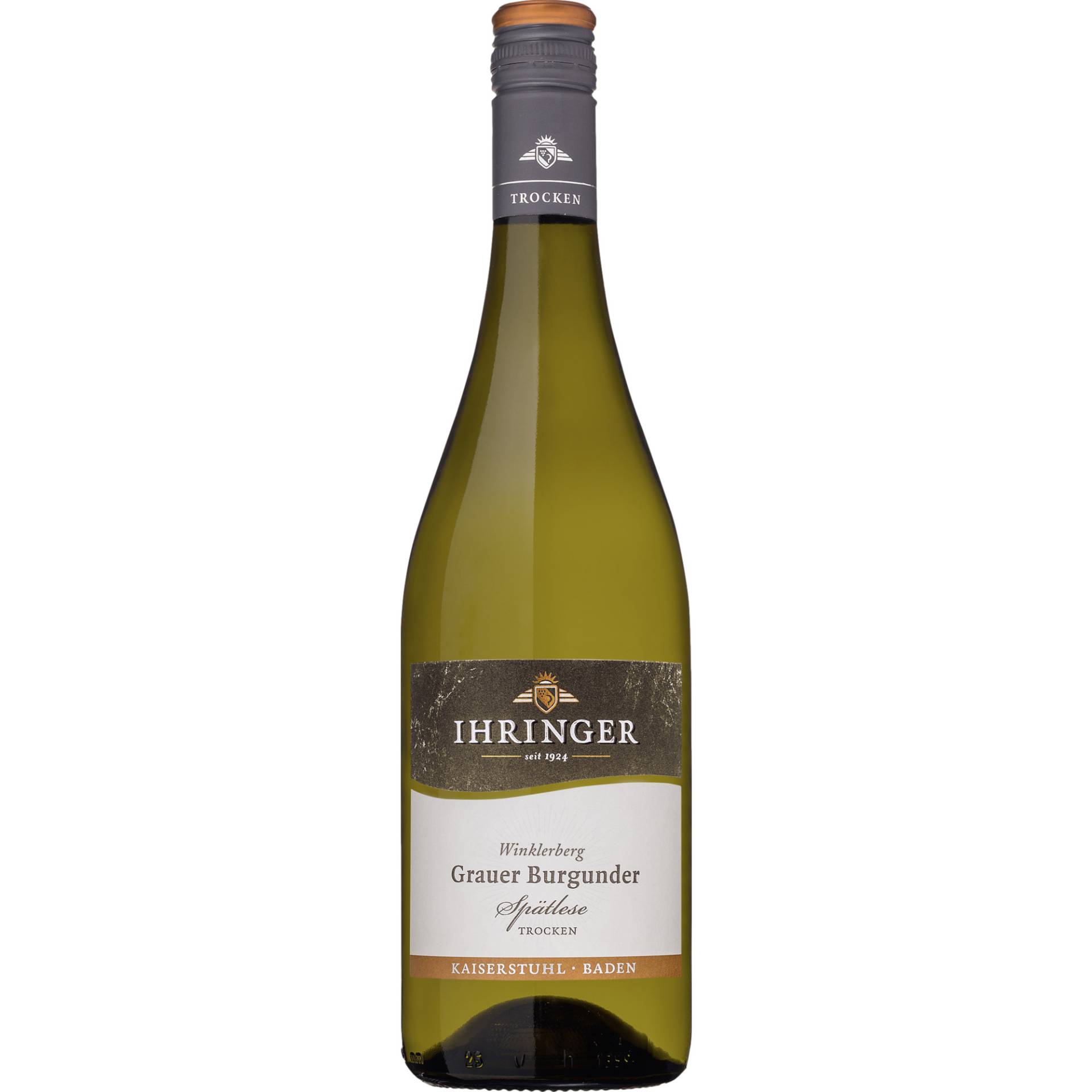 Ihringer Winklerberg Grauer Burgunder Spätlese, Trocken, Baden, Baden, 2022, Weißwein Ihringer Winklerberg Grauer Burgunder Spätlese, Trocken, Baden, Baden, 2022, Weißwein von Kaiserstühler Winzergenossenschaft Ihringen eG - Winzerstraße 6, 79241 Ihringen