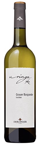 Ihringer Winklerberg Grauer Burgunder Qualitätswein trocken Uringa 962, 0,75 L, Artikel Nr. 79326, 1 Karton mit 6 Flaschen von Ihringer