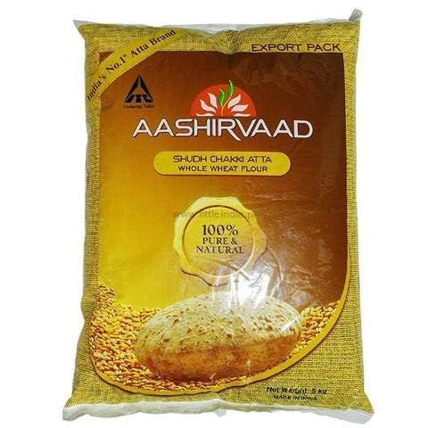 Aashirvaad Atta 5kg – 100% reines Chakki Atta für weiche, flauschige Rotis – Nahrhaft, gesund und ohne Maida – Unterstützt Immunität & einfache Verdauung Aashirvaad Atta 5kg – 100% reines Chakki Atta für weiche, flauschige Rotis – Nahrhaft, gesund und ohne Maida – Unterstützt Immunität & einfache Verdauung von Kajal