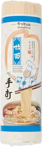 Jinmailang Ramen Nudeln 1kg - Authentische chinesische Instantnudeln in 4 Min | Perfekt für Suppen & Wokgerichte Weizennudeln ohne Zusatzstoffe Schnell mit Kajal von Kajal