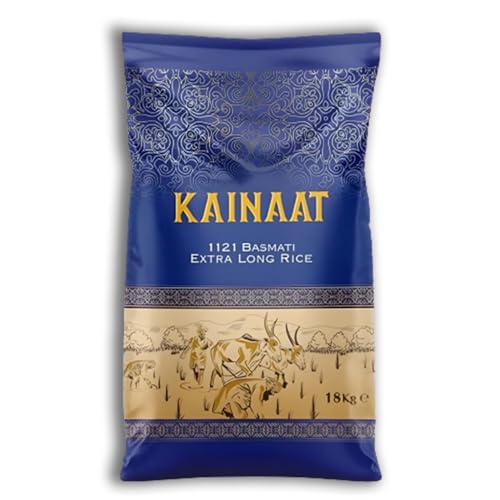 Kainaat 1121 aromatischer Basmati extra langkorn Reis - 18kg von Kajal