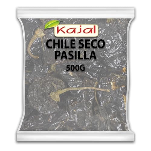 Kajal getrocknete Pasillaseco-Chilis, Packung mit 500 g. (Pasillaseco) von Kajal