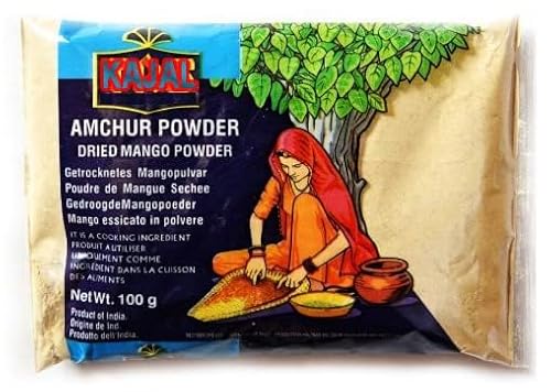 Kajal Getrocknetes Mango Pulver Aamchur 100g - Ideal für Chutneys, Currys, Marinaden & Street Food | 100% Natürlich, Vegan, Ohne Zusätze Würzig Fruchtig Kajal Getrocknetes Mango Pulver Aamchur 100g - Ideal für Chutneys, Currys, Marinaden & Street Food | 100% Natürlich, Vegan, Ohne Zusätze Würzig Fruchtig von Kajal