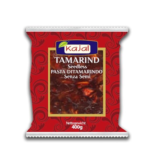 Kajal-Tamarindenpaste, authentischer Geschmack für kulinarische Exzellenz, ideal zum Kochen und für Chutneys Saucen 2X400g. von Kajal
