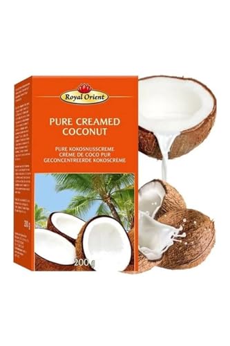 Kokoscreme 6 x 200g - 100% Pure Creamed Coconut Cremige Textur, vegan & laktosefrei | Perfekt für Kochen, Backen & exotische Gerichte mit Kajal Kokoscreme 6 x 200g - 100% Pure Creamed Coconut Cremige Textur, vegan & laktosefrei | Perfekt für Kochen, Backen & exotische Gerichte mit Kajal von Kajal