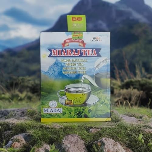 Miaraj Grüner Tee Blatt - Reiner Grüntee aus Vieatnam, Lose - 500g von Kajal