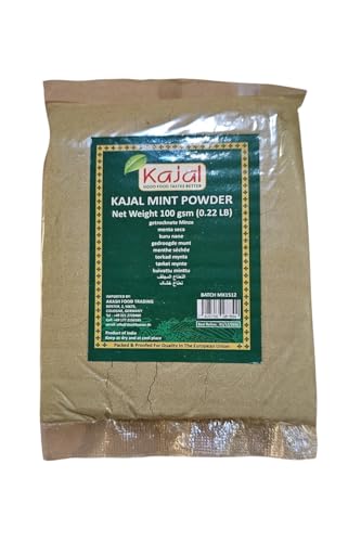 Minz Pulver 100g - Frische, natürliche Minze, Glutenfrei, Vegan, 100% rein | Perfekt für Tee, Desserts, Getränke, Gewürze | Ideal für Küche & Wellness mit Kajal Minz Pulver 100g - Frische, natürliche Minze, Glutenfrei, Vegan, 100% rein | Perfekt für Tee, Desserts, Getränke, Gewürze | Ideal für Küche & Wellness mit Kajal von Kajal