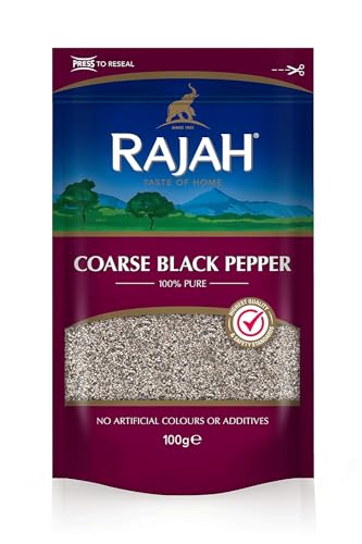 Rajah Spices Coarse Black Pepper | Black Pepper | Pepper | Piper Nigrum 400g. Rajah Spices Coarse Black Pepper | Black Pepper | Pepper | Piper Nigrum 400g. von Kajal