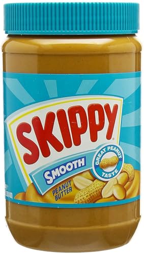Skippy Smooth Erdnussbutter 1,13 kg - Cremige Konsistenz, 90% geröstete Erdnüsse, ohne Transfette, ideal für Snacks und Rezepte Skippy Smooth Erdnussbutter 1,13 kg - Cremige Konsistenz, 90% geröstete Erdnüsse, ohne Transfette, ideal für Snacks und Rezepte von Kajal
