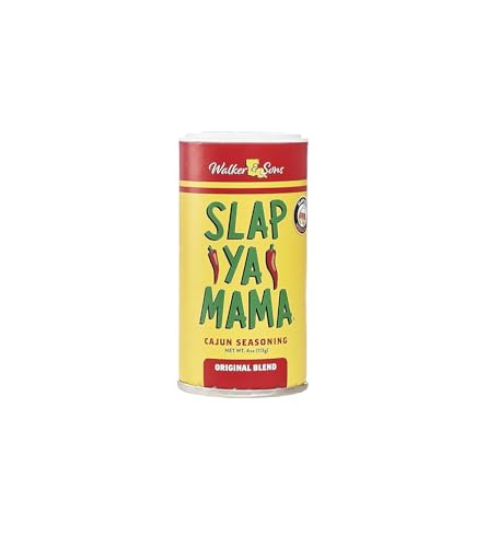 Slap Ya Mama Cajun Gewürzmischung, Original, 227g - Perfekte Würze für Cajun und kreolische Gerichte, ohne Zusatzstoffe, glutenfrei und mit rein natürlichen mit Kajal Slap Ya Mama Cajun Gewürzmischung, Original, 227g - Perfekte Würze für Cajun und kreolische Gerichte, ohne Zusatzstoffe, glutenfrei und mit rein natürlichen mit Kajal von Kajal