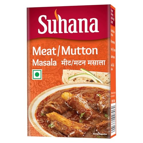Suhana Mutton Chicken Meat Masala 100g Box | Indisches Masala für Fleischgerichte | Perfekt für Mutton- und Hühnercurry | Aromatische Gewürzmischung für authentischen Geschmack Suhana Mutton Chicken Meat Masala 100g Box | Indisches Masala für Fleischgerichte | Perfekt für Mutton- und Hühnercurry | Aromatische Gewürzmischung für authentischen Geschmack von Kajal