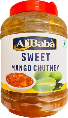 Sweet Mango Chutney 4 x 5 KG - Fruchtig-süß & aromatisch | Perfekt für indische Gerichte, Käseplatten & BBQ | Große Gastro-Packung für Restaurants & Catering mit Kajal von Kajal
