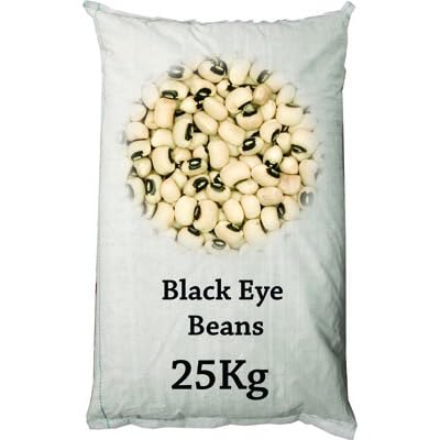 Kajal Black Eye Beans, Schwarze Augenbohnen, 25kg von Kajal