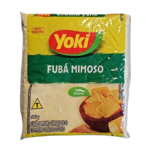 YOKI Fubá Mimoso, feines Maismehl 500g – Angereichert mit Eisen und Folsäure – Glutenfrei, Natürliche Zutaten für Ihre Rezepte mit Kajal YOKI Fubá Mimoso, feines Maismehl 500g – Angereichert mit Eisen und Folsäure – Glutenfrei, Natürliche Zutaten für Ihre Rezepte mit Kajal von Kajal