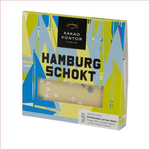 Kakao Kontor Hamburg - Schokolade - Hamburg schokt - Schlittschuh auf der Alster - 75g von Kakao Kontor Hamburg