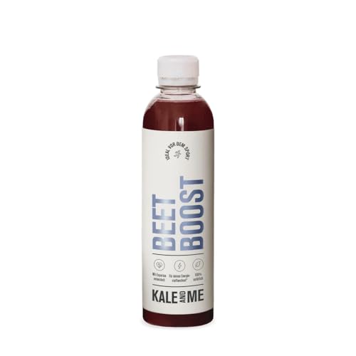 Kale and Me Beet Boost, Rote Beete Saft mit 320 mg Nitrat pro Flasche, 100% natürliche Zutaten und mehr als 85% Rote Beete, Ideal vor dem Sport, 12 x 320 ml Flaschen, inkl. 3€ Pfand Kale and Me Beet Boost, Rote Beete Saft mit 320 mg Nitrat pro Flasche, 100% natürliche Zutaten und mehr als 85% Rote Beete, Ideal vor dem Sport, 12 x 320 ml Flaschen, inkl. 3€ Pfand von Kale&Me
