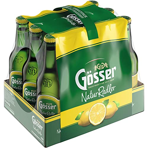 Gösser NaturRadler mit 2,0% Alkohol | Österreichs bestes Bier (12 x 0,33l Flasche) von Kalea