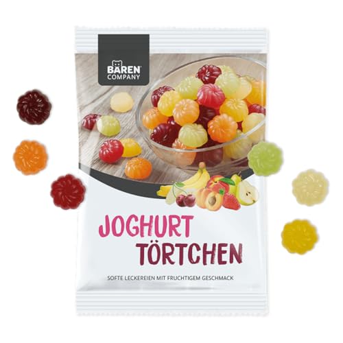 Joghurt Törtchen Gummibärchen 150g Fruchtgummi Joghurt Törtchen Gummibärchen 150g Fruchtgummi von Kalfany Süße Werbung