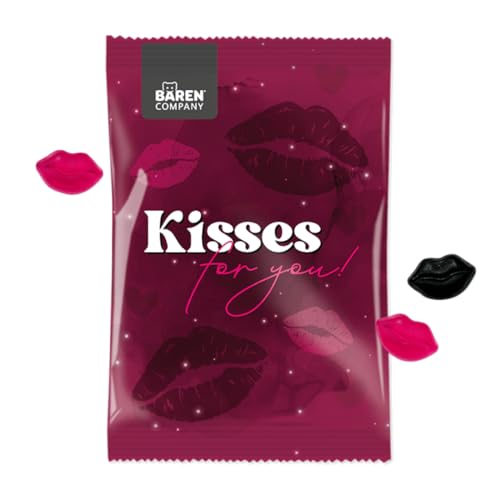 Vegane Schwarzwälder Kirsch-Küsschen Fruchtgummi 150g Vegane Schwarzwälder Kirsch-Küsschen Fruchtgummi 150g von Kalfany Süße Werbung
