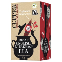 Cupper Schwarztee English Breakfast im Beutel von Kallo Foods