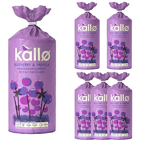 Kallo | Blueberry/Van Rice/Corn Cakes | 6 X 131G von Kallo
