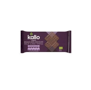 Kallo Organic Milk Chocolate Thin Rice Cakes 90G x 4 by N/A von Kallo