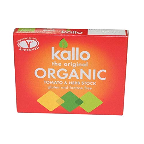 Kallo Tomaten- und Kräuterwürfel, Organisch, 66 g, 8 Stück von Kallo