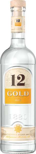 Ouzo 12 Gold 36% vol. 0,7 l von Kaloyiannis-Koutsikos