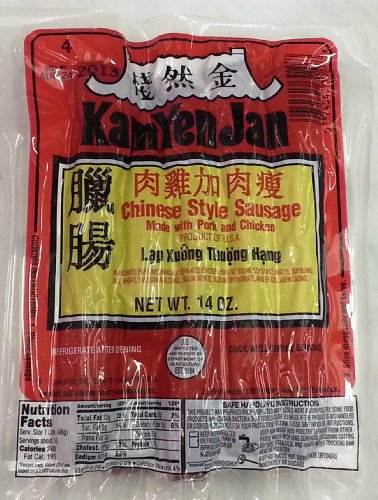 Kam Yen Jan Chinesische Schweine- und Hühnerwurst, 400 ml, 6 Stück Kam Yen Jan Chinesische Schweine- und Hühnerwurst, 400 ml, 6 Stück von Kam Yen Jan