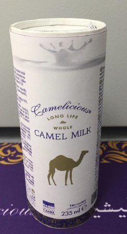 1 Trays (2,82Liter) Original Kamelmilch von Camelicious aus Dubai (12 Dosen a 235ml) – von Kamelmilch.de