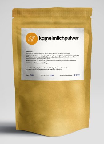 600gr Original Kamelmilch Pulver (aus Dubai, 2x300gr) - BESTPREISGARANTIE - Trinkkur - Camel Milk Powder (2x300gr) von Kamelmilch.de