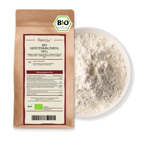 Kamelur Bio Backmalz Hell (1kg) Deutsches Gerstenmalzmehl Enzymaktiv & Ohne Zusätze - Profi Backmalz Für Brot Und Brötchen Kamelur Bio Backmalz Hell (1kg) Deutsches Gerstenmalzmehl Enzymaktiv & Ohne Zusätze - Profi Backmalz Für Brot Und Brötchen von Kamelur