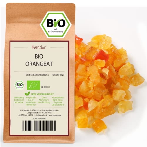 250g BIO Orangeat Würfel zum Backen Orangeat BIO ohne Aroma-Zusatz kandierte Orangen Schale in biologisch abbaubarer Verpackung 250g BIO Orangeat Würfel zum Backen Orangeat BIO ohne Aroma-Zusatz kandierte Orangen Schale in biologisch abbaubarer Verpackung von Kamelur