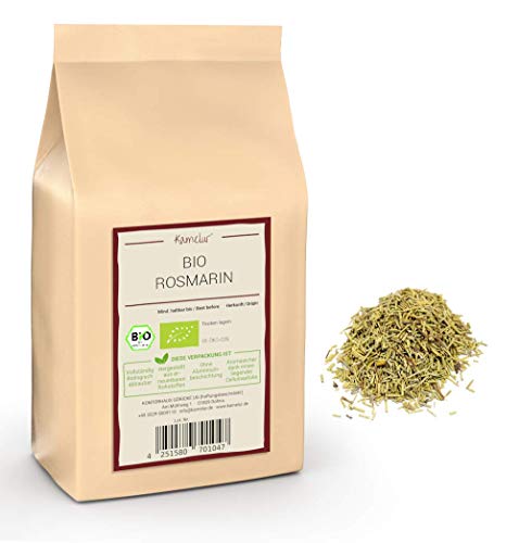 Kamelur 250g getrockneter Bio Rosmarin - geschnittene Rosmarinnadeln als perfekte Grundlage für Rosmarin Tee von Kamelur