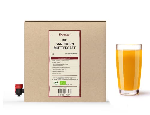 Kamelur 3 Liter BIO Sanddornsaft naturtrüb - 100% Direktsaft aus BIO Sanddornbeeren, Sanddorn Muttersaft ohne Zusätze - Sanddorn BIO Saft in praktischer Saftbox Kamelur 3 Liter BIO Sanddornsaft naturtrüb - 100% Direktsaft aus BIO Sanddornbeeren, Sanddorn Muttersaft ohne Zusätze - Sanddorn BIO Saft in praktischer Saftbox von Kamelur