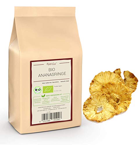 Kamelur 1kg getrocknete BIO Ananas-Ringe - sonnengereifte Ananas, schonend getrocknet, ungeschwefelt und ohne Zuckerzusatz Kamelur 1kg getrocknete BIO Ananas-Ringe - sonnengereifte Ananas, schonend getrocknet, ungeschwefelt und ohne Zuckerzusatz von Kamelur
