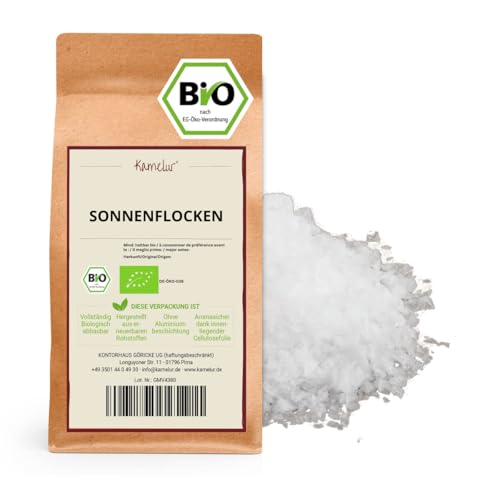 Kamelur 200g Indische Sonnenflocken, Fleur de Sel von Hand geerntet von Kamelur