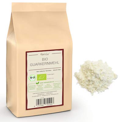 Kamelur 500g BIO Guarkernmehl als natürliches Verdickungsmittel und Bindemittel – Guarkernmehl BIO in biologisch abbaubarer Verpackung von Kamelur