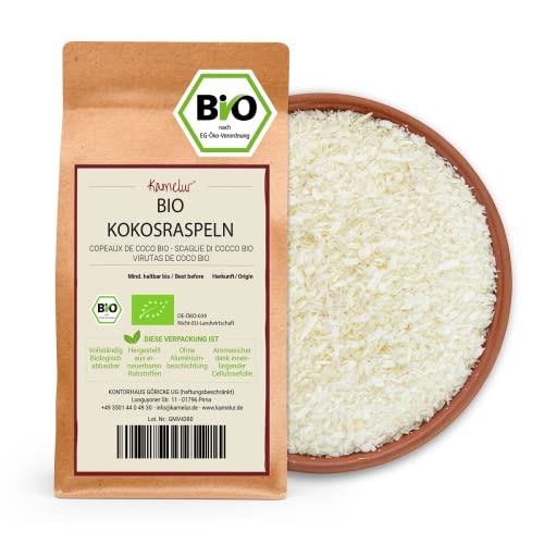Kamelur 500g BIO Kokosraspeln ohne Zuckerzusatz Kokosflocken BIO ohne Zusätze Kokosraspeln BIO in biologisch abbaubarer Verpackung Kamelur 500g BIO Kokosraspeln ohne Zuckerzusatz Kokosflocken BIO ohne Zusätze Kokosraspeln BIO in biologisch abbaubarer Verpackung von Kamelur